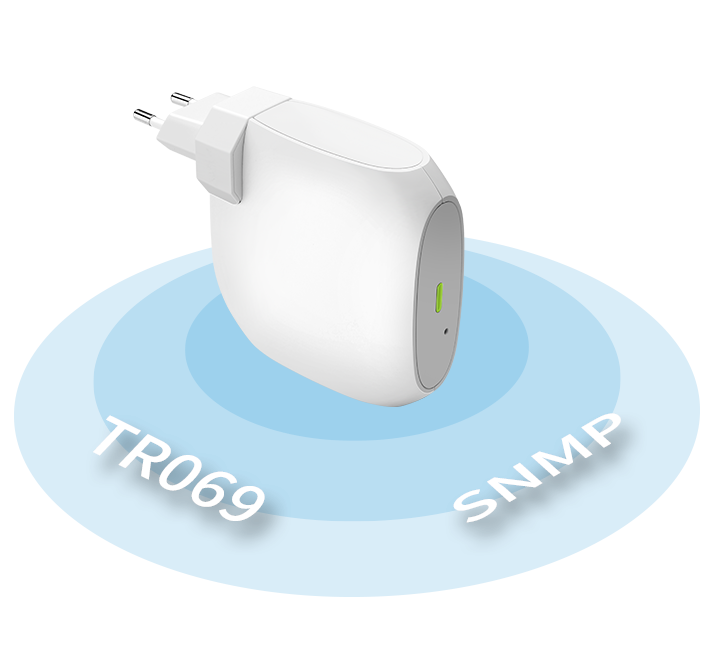 FTA1101网络适配器支持TR069、SNMP等协议，易于管理